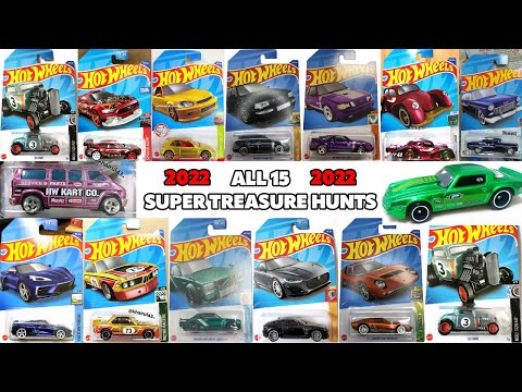 Complete Hot Wheels 2022 Super Treasure Hunt List!
