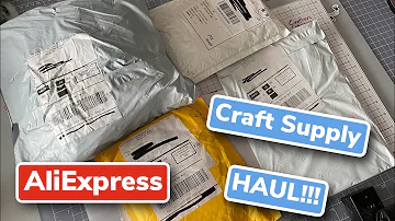 AliExpress HAUL Craft Supply Cutting Dies , STAMPS Review