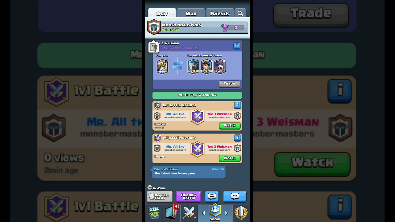 skeleton vs skeleton army clash royale skeleton vs skeleton army clash royale