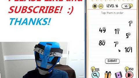 BRAIN TEST LEVEL 16 WALKTHROUGH WITH ANSWERS