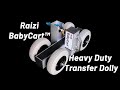 Raizi 4-Wheel Slab Dolly for Granite Marble Slab Heavy Duty Transfer Dolly