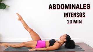 10 MIN DE ABDOMINALES INTENSOS | Rutina Para Tonificar y Aplanar el Abdomen