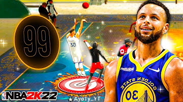 My 99 OVERALL STEPH CURRY BUILD Cooks PARK RANDOMS On NBA 2k22! BEST POINT GUARD BUILD in 2K22!