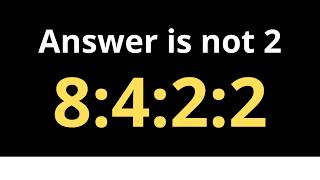 99% Get This Math Problem WRONG!  | 8 ÷ 4 ÷ 2 ÷ 2