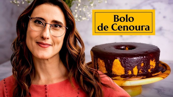 Bolo de cenoura com cobertura de chocolate - Panelinha