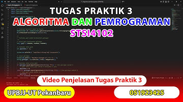 Tugas Praktik 3 UT - Algoritma dan Pemrograman (STSI4102)