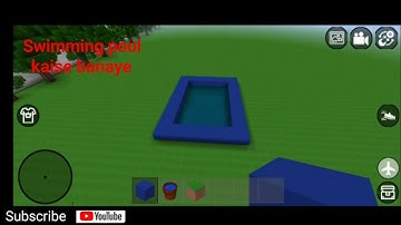 mini block craft me swimming pool kaise banaye #miniblockcraft #minecraft  my first gaming video