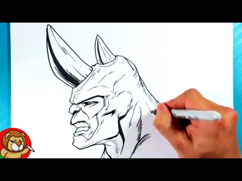How to Draw RHINO from Spider-man