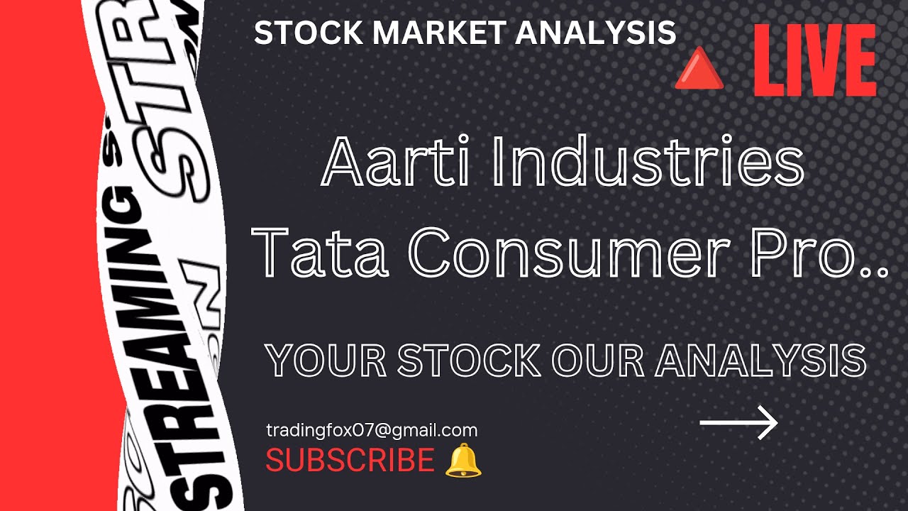 JULY 2024 - LIVE STOCK MARKET ANALYSIS - Aarti Ind & Tata Consumer 