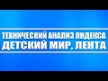 Технический анализ акций Яндекс, Детский Мир, Лента (лютая жесть именно в них)