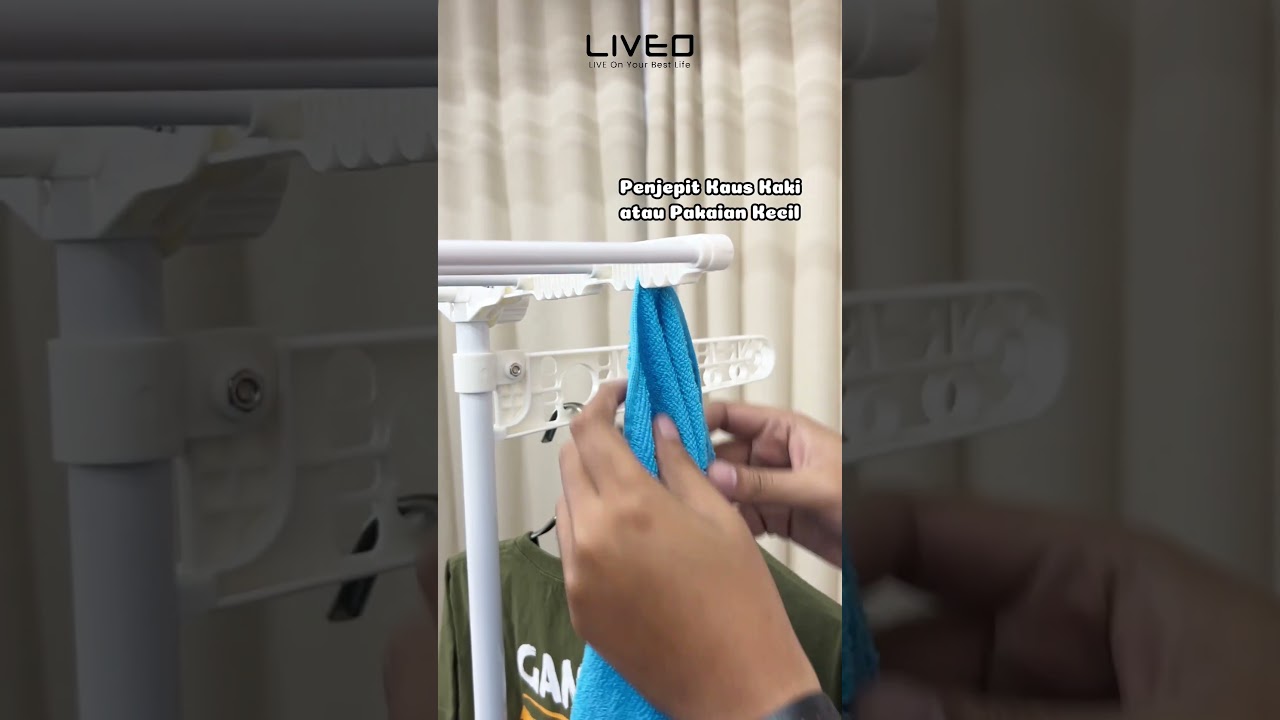 Tampil Rapi dan Praktis! Jemuran Lantai dengan Fitur Canggih!