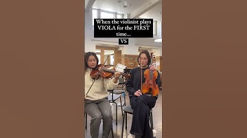 Thumbnail of VIOLINIST PLAYS VIOLA FOR THE FIRST TIME...#shorts