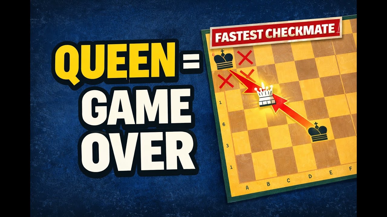 How to Checkmate FAST With the Queen ♛ | Avoid Stalemates & Win Bullet Games