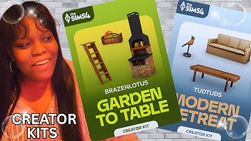 Lets Review the new CC CREATOR Kits By TudTuds & BrazenLotus #sims4