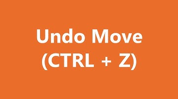 Excel Shortcuts - Undo Move