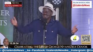 'You Have No Business With Roads' -Furious Raila Odinga Lecture MPs Over Sabotaging Devolution