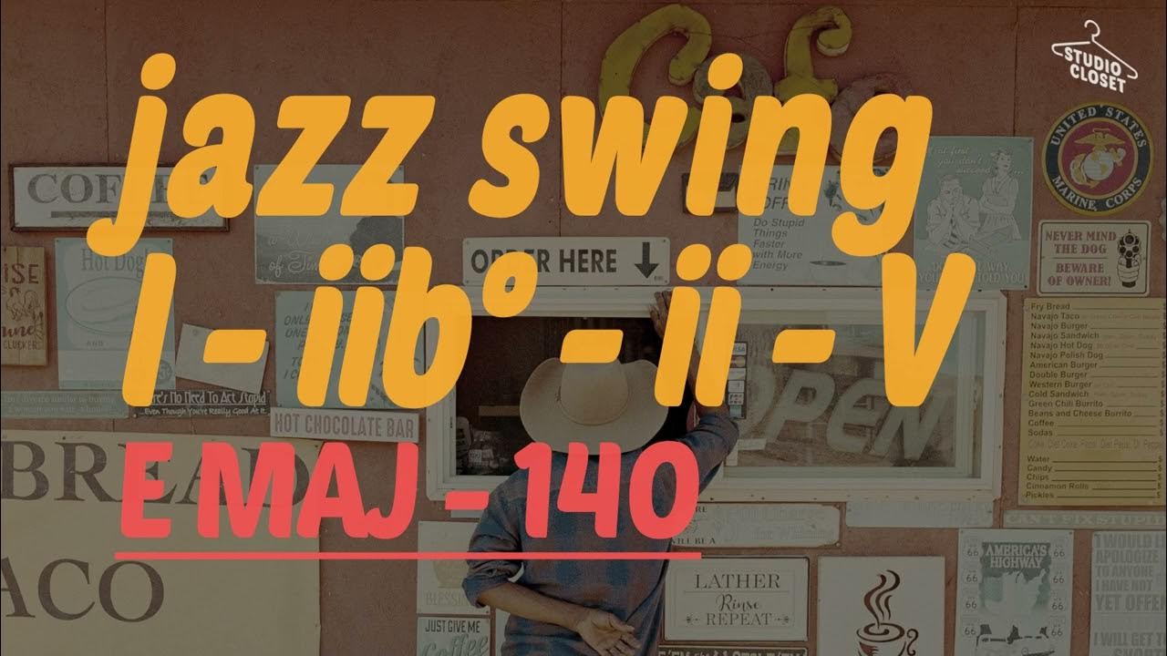 [BackingTrack] Jazz Swing Chord Progression IIIb°iiV E major bpm140