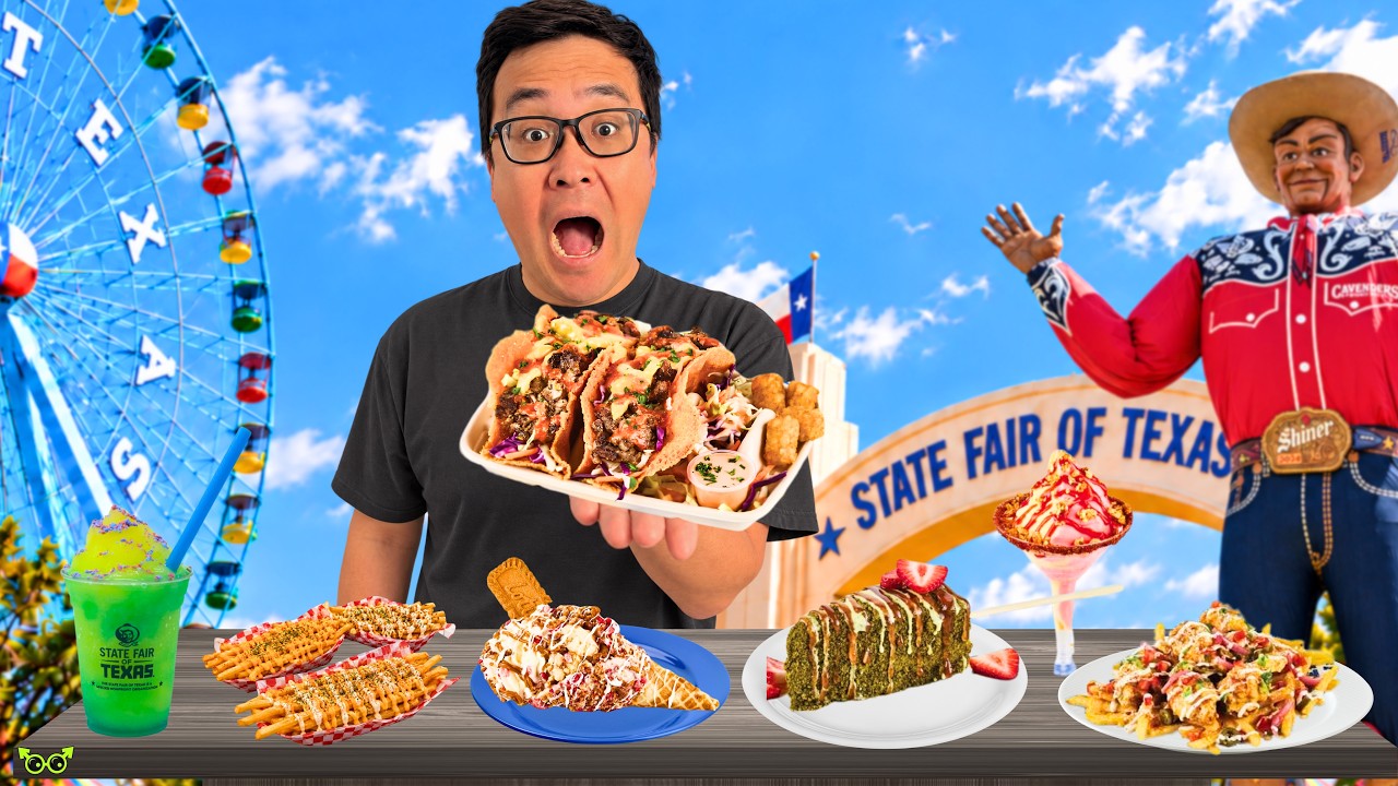Eating the Craziest NEW Foods at the State Fair of Texas