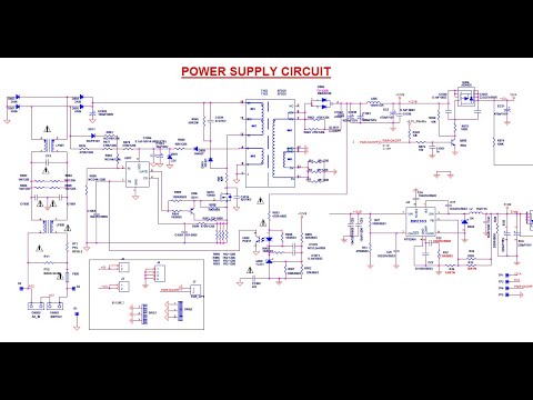 TCL LED TV CIRCUIT DIAGRAM WITH VOLTAGES - YouTube