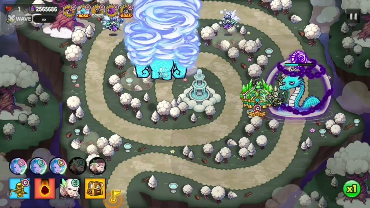 Испытание с уровнем Hard Gold Tower Defense 177