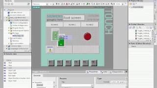 Siemens SIMATIC S7 1200 Part 3   Adding an HMI to a controller project   YouTube