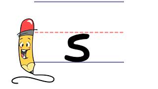 Pencil Pete's Learn to Print - Lowercase s (Sketch Edition)