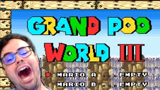 I Played A Brutally Difficult Mario Romhack (ITS A KAIZO MASTERPIECE) // Grand Poo World 3 [Ep. 1]