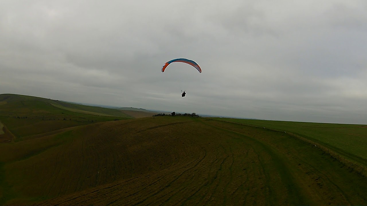 Paragliding Milk hill 31.12.18 YouTube