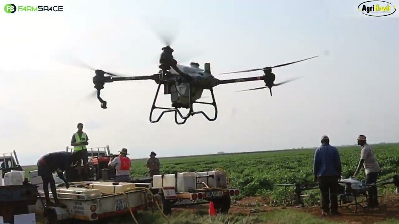 Sien die AgriHawk T50 in aksie by die FarmSpace Pro Tour!