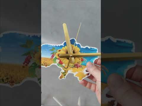 Годинник настінний сувенірний Карта України, видео 1