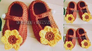 How to Crochet Baby Shoes for 69 Months Easy