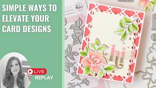 LIVE Cardmaking Inspiration with Carissa + Giveaways!