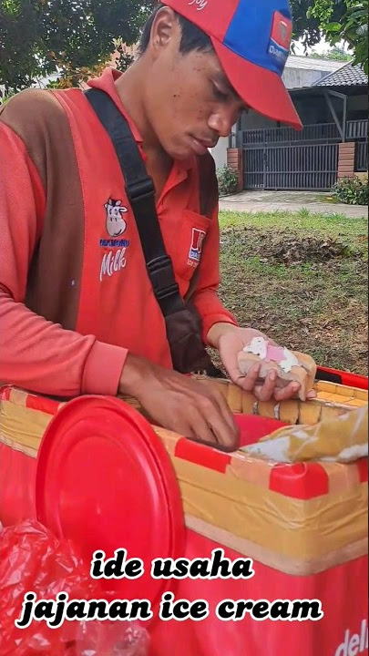ice cream keliling, ide usaha jajanan anak #idebisnis #icecream #shorts #jajanan