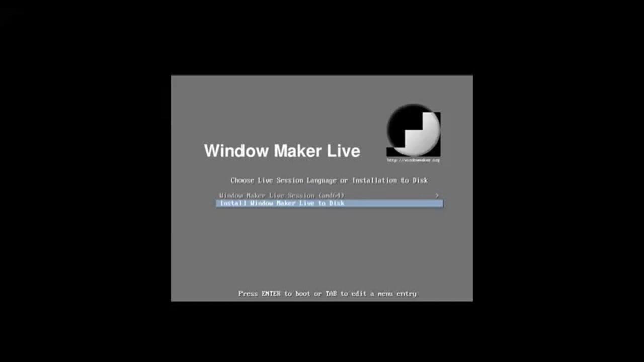 Window maker live. Window maker live