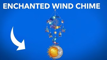 CREATE Your Own Magical Resin Wind Chime with Sun Moon & Stars plus a bonus