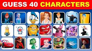 Guess the Character in 3 Seconds | Inside Out 2, Despicable me 4, Minions, Spider-Man