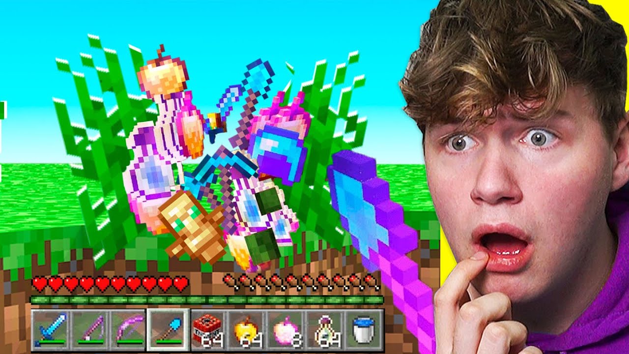 Minecraft Maar GRAS Geeft OP Spullen!