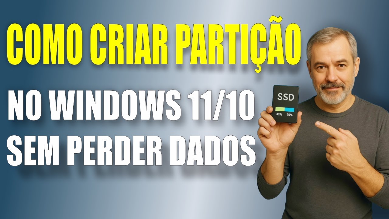 COMO CRIAR PARTIÇÃO NO WINDOWS 11/10 SEM PERDER DADOS (PASSO A PASSO ...