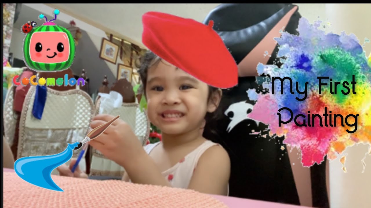 Cocomelon Cookie My First Painting YouTube Cocomelon Cookie My First Painting YouTube