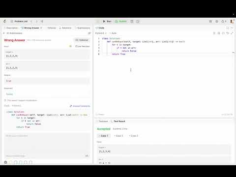 Make Two Arrays Equal By Reversing Subarrays