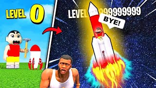 SHINCHAN Launched INTO SPACE TO MOON in ROBLOX with CHOP and FRANKLIN (Part 2)