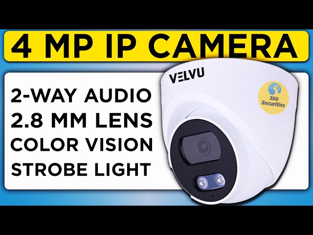🔴 Velvu IP Camera with 2 Way Audio (Speaker) 🔥 Rs. 4499 Only 🔥 ST-VD IP4002DAS class=