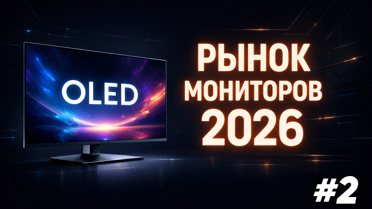 Лучшие игровые мониторы 2026 | IPS WOLED QD-OLED VA | Рынок мониторов 2