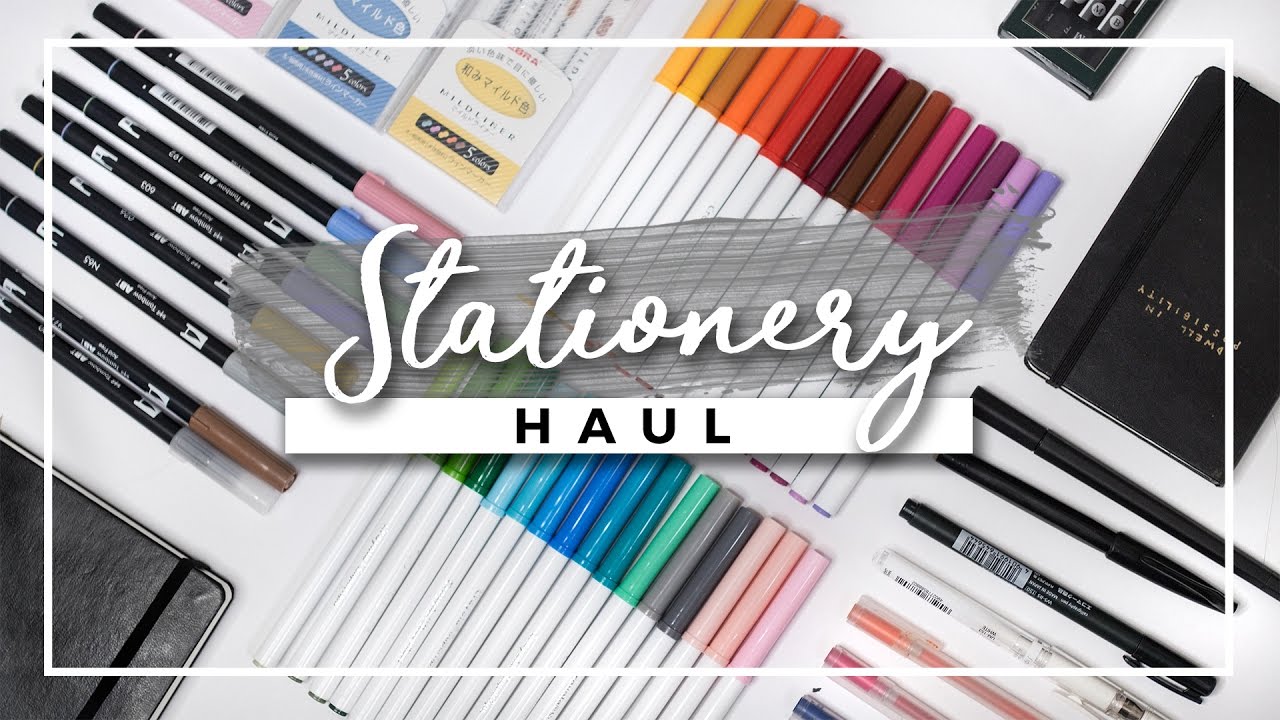 Stationery Haul  Bullet Journal + Supplies 