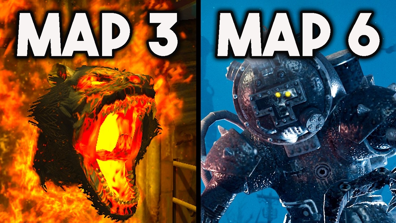 Relaxing Round 30 On Every BO2 Zombies Map