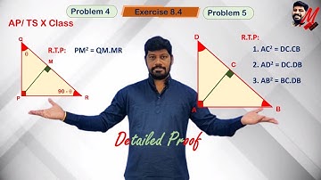 Pythagoras Theorem - Problem 4 & 5 - Exercise 8.4 - LM 283