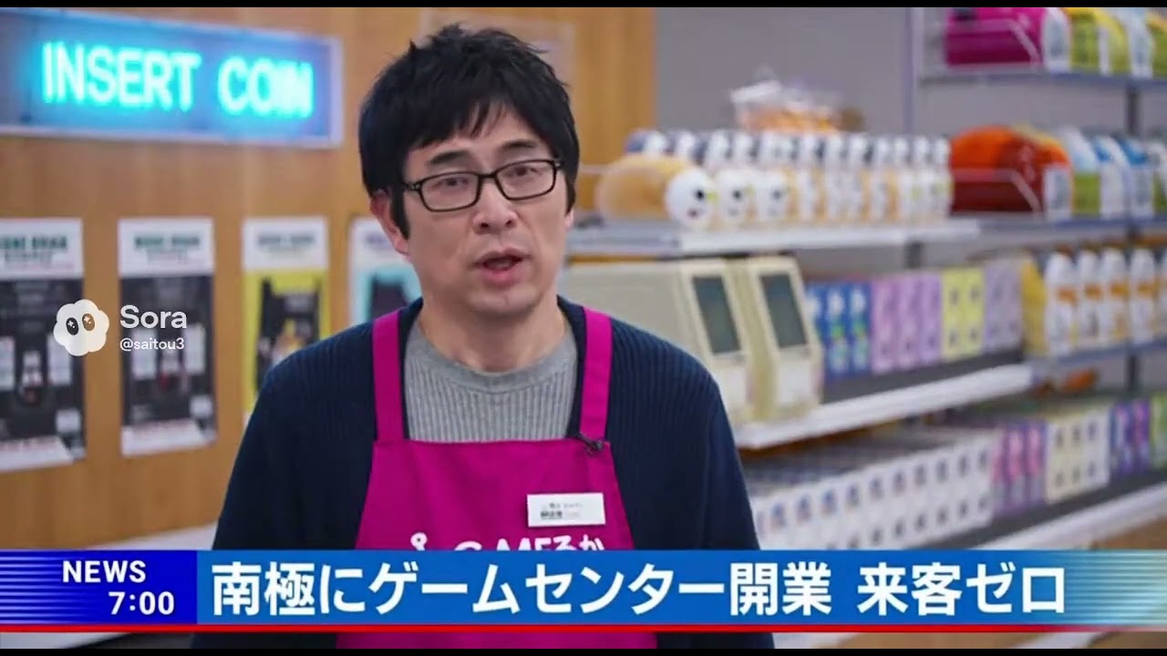 南極にゲームセンター建ててみた