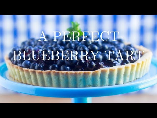 A Perfect Blueberry Tart class=