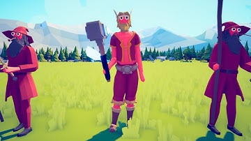 TABS | Thor + 2 Wizard VS Custom Units!