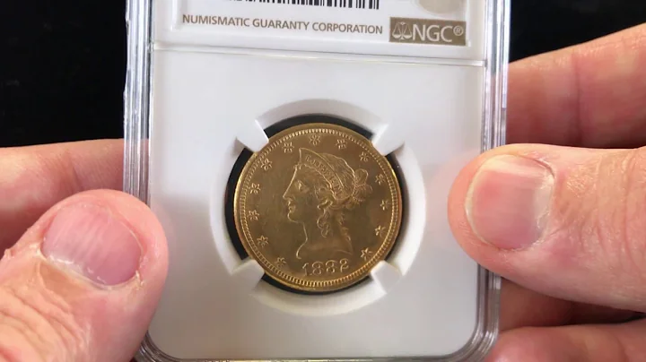 1882-CC NGC AU55 $10 Gold Eagle